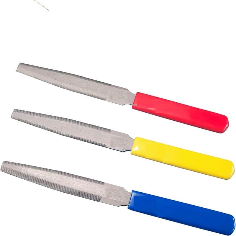 Electric Guitar files 3pcs set,Acoustic Guitar file 3pcs set,Bass Guitar flies 3pcs set,Tapered Nut Files Double Edge Nut Slotting Files,Fret Crowning Files, Luthier tools(Acoustic Guitar files) image 1