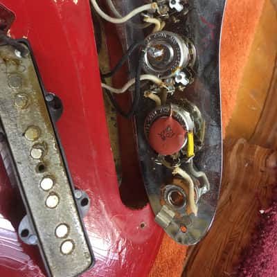 RARE Pre-CBS ‘64 Fender Jazz Bass in Orig’l Dakota Red w Matching Headstock image 17