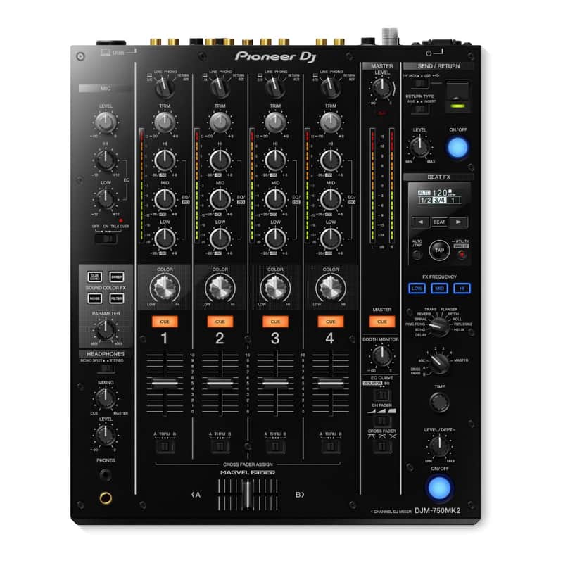 Pioneer DJ DJM-750MK2 DJ 4 Channel Mixer *USA Small Business* image 1