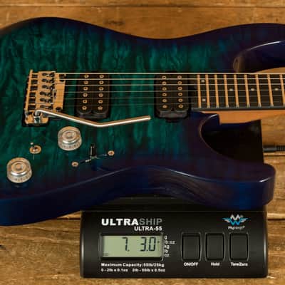 Charvel Pro-Mod Plus DK24 HH 2PT EB QM - Ebony - Chlorine Burst image 8