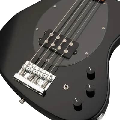 Sadowsky MetroExpress 21-Fret Vintage M Bass, Morado Fingerboard, 4-String - Solid Black High Polish image 5