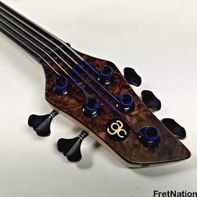 AC Guitars Krell 5-String Fretless Bass 34" Scale ACG Turkish Walnut 8.86lbs image 19