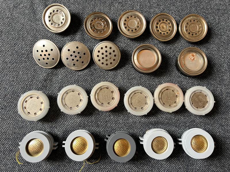 Collection of vintage microphone capsules RFT image 1