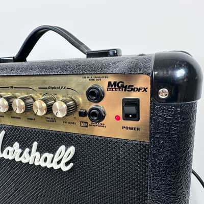 Marshall MG MG15DFX 2-Channel 15-Watt 1x8" Solid State Guitar Combo image 3