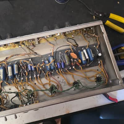 Fender Bassman FEIC Pre CBS AA864 Amplifier Head 1965 image 12