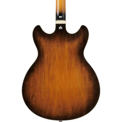 Ibanez AS7328 AS Artcore Baritone Electric Guitar - Tobacco Brown image 9