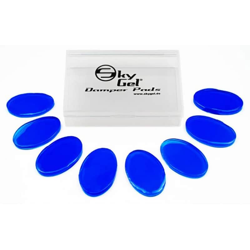 SKYGEL SGD8BLU Damping Pads crystal blue High-Performance Dämpfer Pads (8 Stück) image 1