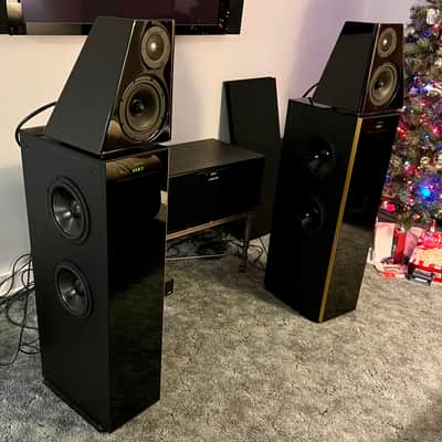 Meridian DSP6000 Floor Standing Speakers Late 90s Early 2000s Piano Black image 10