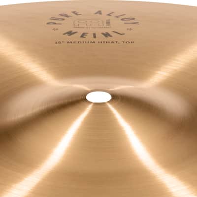 MEINL PA15MH Pure Alloy Medium HiHat 15 Zoll Becken image 4