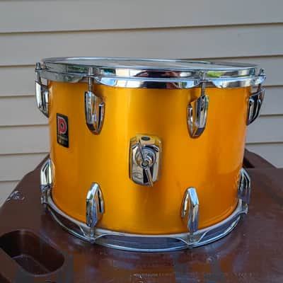 Vintage 70s Premier Elite 14x10 Tom African Mahogany 70s - Psychedelic Orange image 6