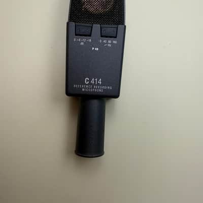 AKG C414 XLII Large Diaphragm Multipattern Condenser Microphone 2010s - Black image 2