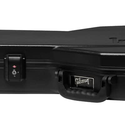 Gibson Deluxe Protector Case Les Paul Black/Blue Interior image 3