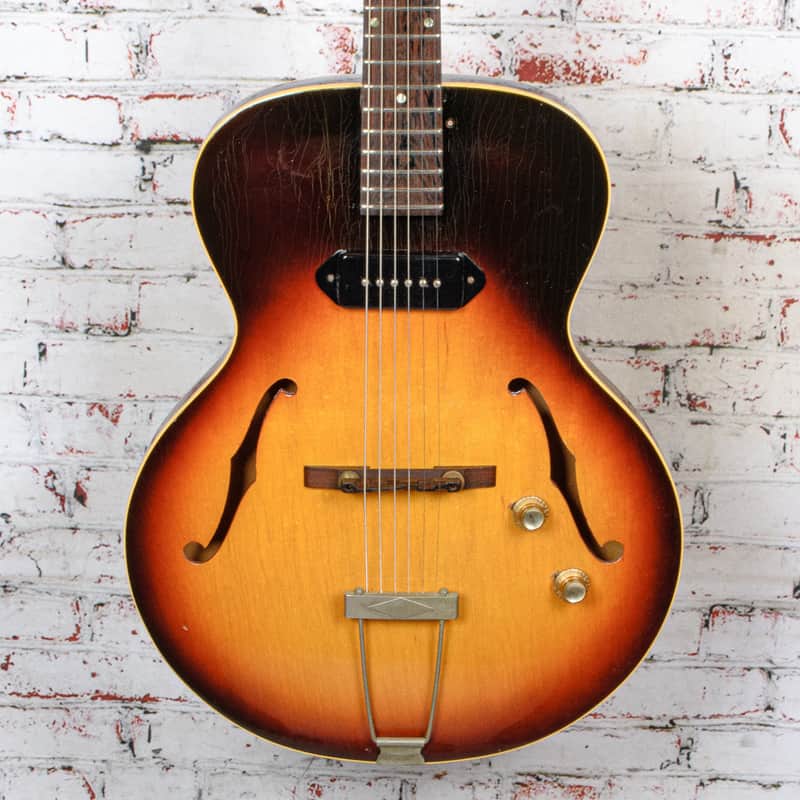 Gibson - 1965 ES-125T Hollow-Body Electric Guitar Sunburst w/OHSC All Original No Pickguard - VINTAGE image 1
