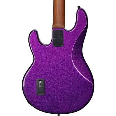 Sterling by Music Man StingRay RAY34 Electric Bass, Purple Sparkle image 7