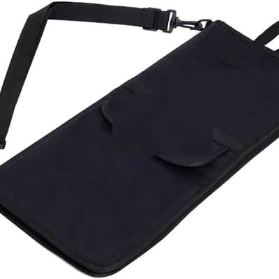 Drum Stick Bag with an External Pocket, Standard Nylon Stick Bag with a Carry Handle and Floor Tom Hooks, Inside 4 Slots Holds up to 12 Pairs of Drumsticks,Water Resistant Nylon image 1