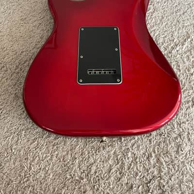 Fender FSR Stratocaster 2015 MIM HSS Limited Edition Metallic Red Rare Guitar image 12