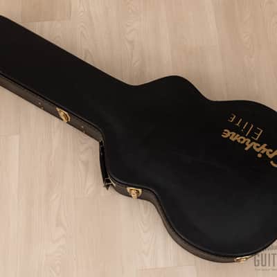 2003 Epiphone Elitist Byrdland Archtop, Near-Mint w/ Open Book Headstock, USA Pickups, Case & Tags, Japan Terada image 23