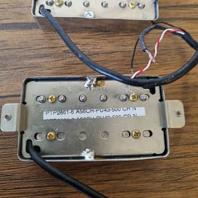 Strandberg HH Hot PAF Humbucker Pickups Set Chrome image 4