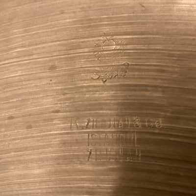 20” Old K Zildjian Istanbul cymbal, thin / light 1748 grams, New Stamp 1967-1977 image 2