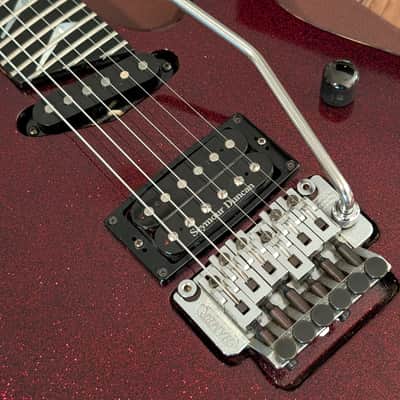 1990 Hamer Californian Elite Electric Guitar Black Cherry Sparkle All Original & CLEAN!! image 6