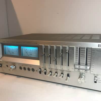 JVC JA-S44 1979 Silver face vintage stereo integrated amplifier with upgraded blue LED display image 4