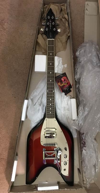 Eko Rock VI Reissue Brown Sunburst no case image 1
