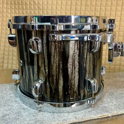 Tama Starclassic Walnut Birch 10x8 tom - Black Clouds & Silver Linings image 4