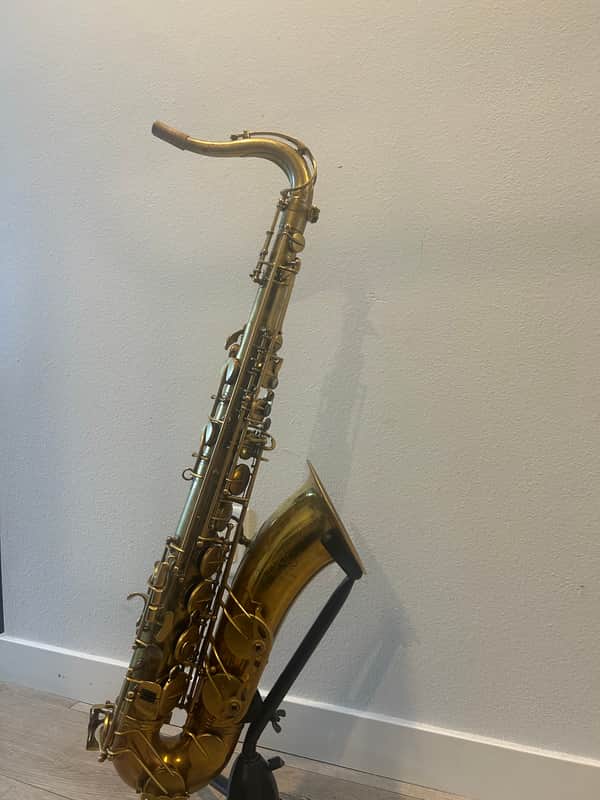 Eastman ETS652 52nd Street Bb Tenor Saxophone 2018 - Present - Aged Unlacquered Brass image 1