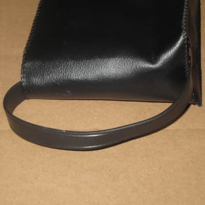 lightly used - very clean genuine BOSS vinyl pouch for FV300H, FV300L, and similar size size Boss pedals (NO pedal included) 1990s - Black Vinyl Exterior / Black Thin Canvas Interior image 21