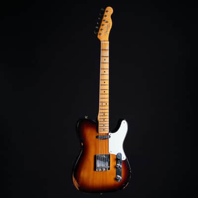 Immagine 2023 Fender Custom Shop Double Esquire Relic - Two-Tone Sunburst | Preowned - 2