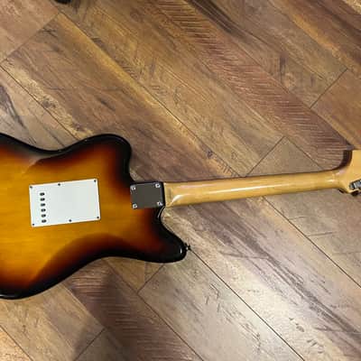 1996-1997 Squier Vista Jagmaster 3-Tone Sunburst w/ Fralin Pickups image 12