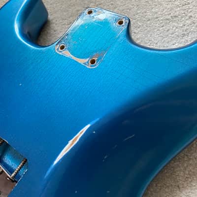 MJT Stratocaster body Lake Placid Blue nitro image 10