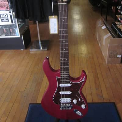 Cort G Series G110 Double Cutaway HSS Electric Guitar G110OPBC-U - Open Bore Black Cherry image 8