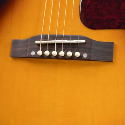 Epiphone J-45 Standard EC Acoustic/Electric Guitar - Vintage Sunburst with Gig Bag image 10