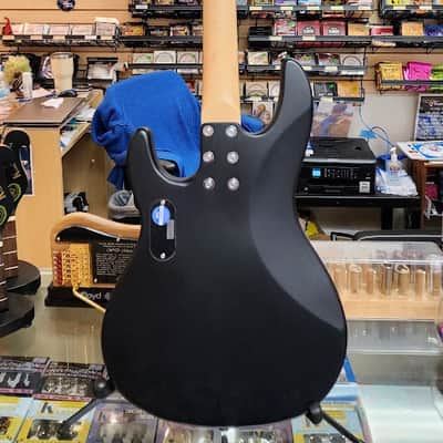 ESP LTD AP-204 - Black Satin Electric Bass Guitar image 4