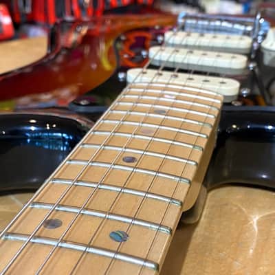 2008 Fender American Deluxe Stratocaster Gloss 3-Tone Sunburst Finish Left-Handed Electric Guitar image 7