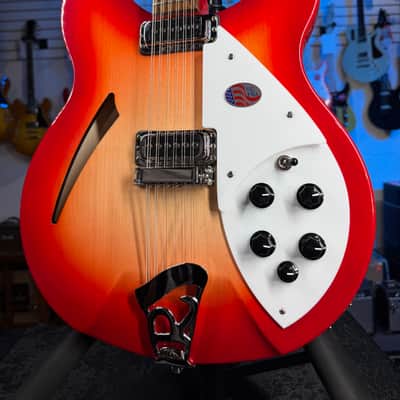 Rickenbacker 330/12 Fireglo Semi-Hollow Electric Guitar, with Ric Case, 706 image 1