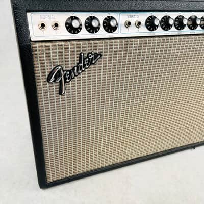 Fender Deluxe Reverb Silver Panel 1x12" Combo Amplifier 1976 - Black image 6
