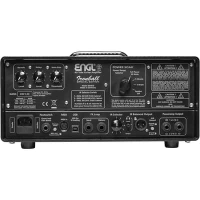 ENGL E606SE Ironball Special Edition 20W Tube Guitar Amp Head Regular Black and Silver image 2