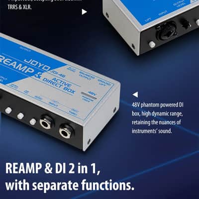 Joyo JDI-48 Reamp and Active Direct Box,price include the import duty for US buyer image 6