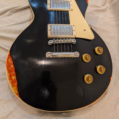 Gibson Custom Shop Les Paul Standard Painted Over 2017 - Ebony over Cherry Sunburst 1 of 50 image 1
