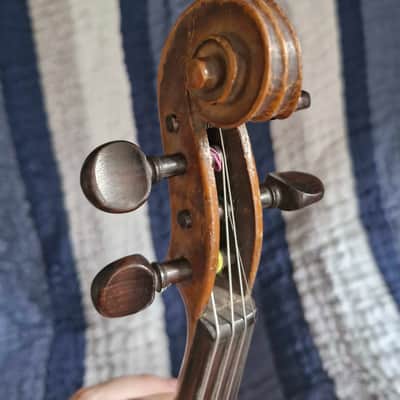 Eduard Soukup Louny handmade antique 3/4 Violin - brown varnish image 14