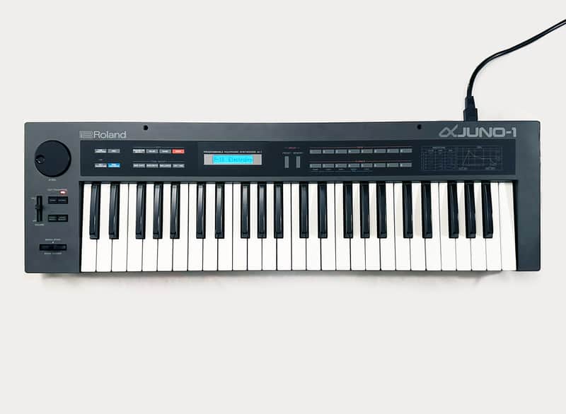 ROLAND Alpha JUNO-1 Vintage Analog 49-Key Synthesizer Made in JAPAN- 1984. Good Condition. Works Perfect !... image 1