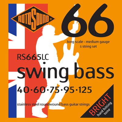 RS665LC Swing Bass 66 Stainless Steel 40/125 Rotosound image 1