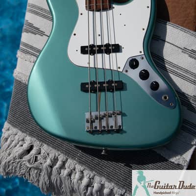 Fender FSR Limited Edition JB-62 OTM (Ocean Turquoise Metallic) '62 Jazz Bass Reissue - Pro Set Up w Perfect Frets/Action/Intonation! image 9