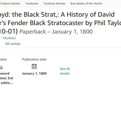 Pink Floyd The Black Strat A History of David Gilmour's Black Fender Stratocaster 3rd Ed +FREE BONUS image 21