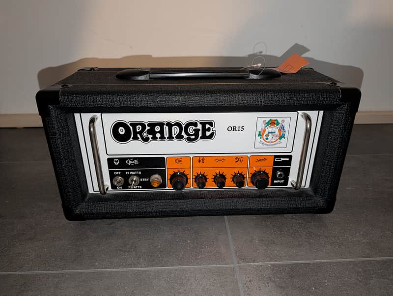 Orange OR15H 15-Watt Guitar Amp Head Black image 1