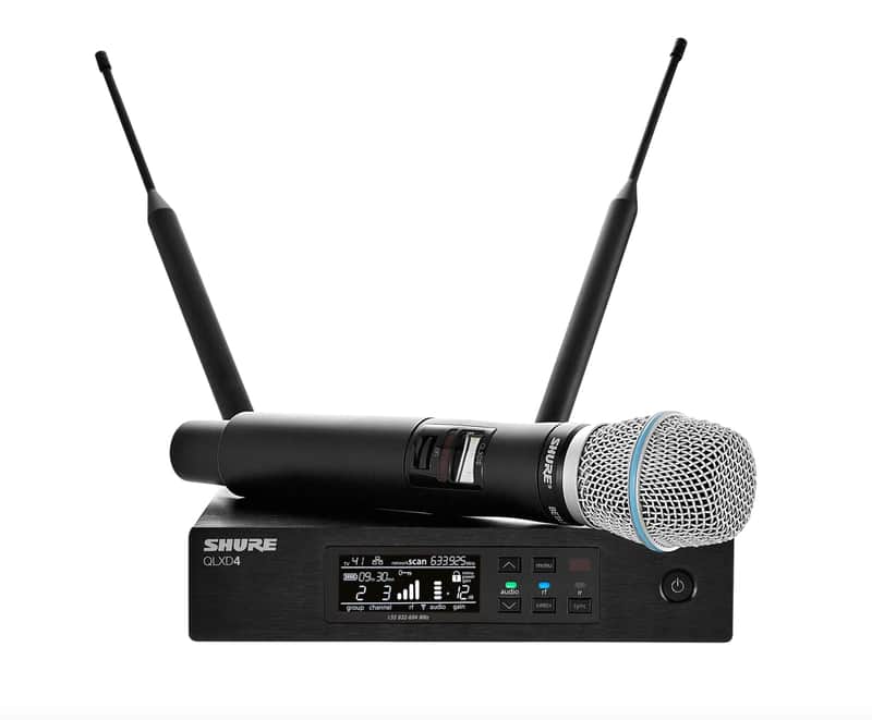 Shure QLXD24/B87A Wireless Microphone System With Beta 87A Capsule image 1