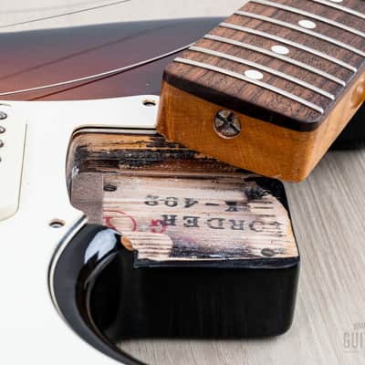 1994 Fender Order Made '62 Stratocaster Sunburst Lacquer w/ Birdseye Neck, USA Pickups & Case, Japan MIJ Fujigen image 17