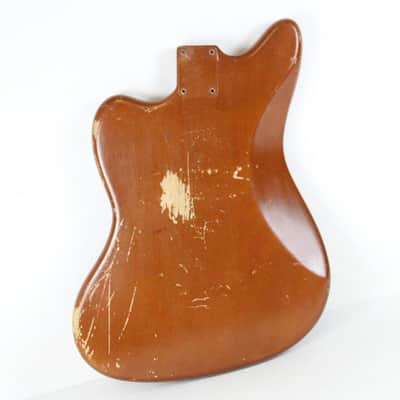 1963 Vintage Fender Jazzmaster BODY ~Lightweight 4.5lbs~ Killer RELIC Brown Refin USA 1960s Pre-CBS L-Series image 4
